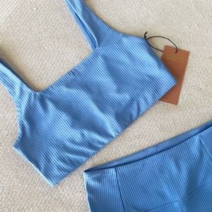 Girlfriend Collective Rib Tommy Bra in Daydream NWT - small